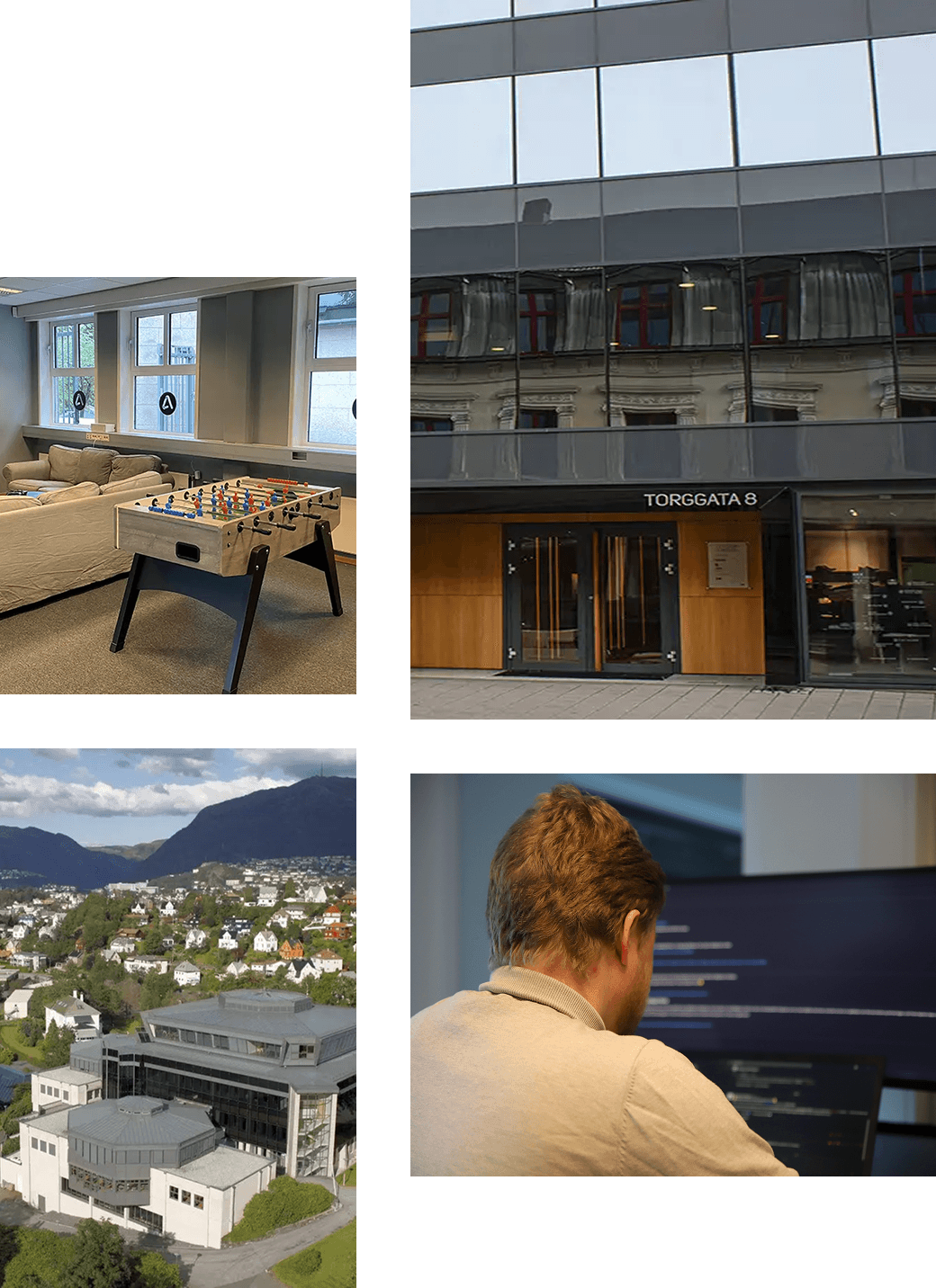 Illustrasjonsbilder fra kontorene i Skien og Bergen